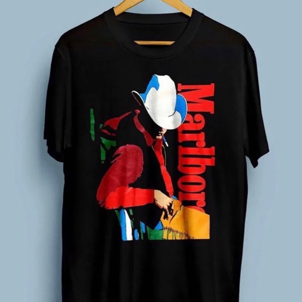 Deadstock Retro Marlboro Western Advertisement Tee